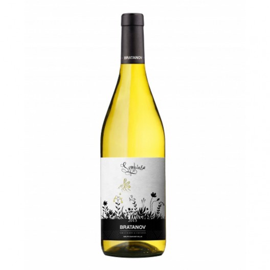 ВИНО Шардоне Вионие Тамянка Symbiose "Bratanov" 0,75л