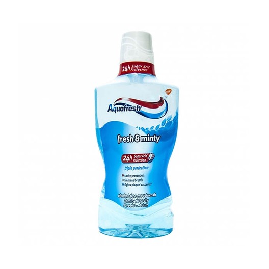 ВОДА за уста "Aquafresh" 500мл /fresh & minty/