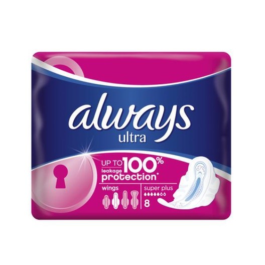 ДАМСКИ превръзки "Always" 8бр./super plus/