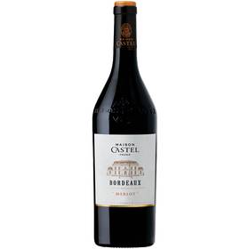 ВИНО Мерло BORDEAUX "Maison Castel" 0.75л